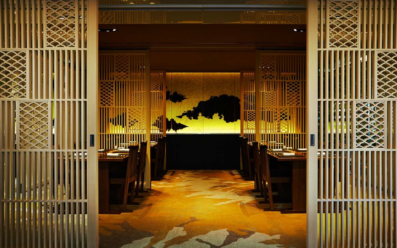 日本料理 弁慶 内観