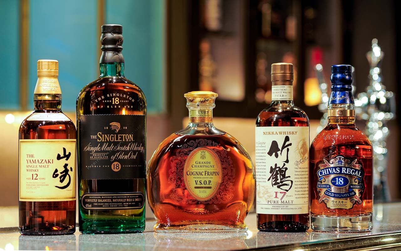 世界各国より取り寄せたウイスキーイメージ