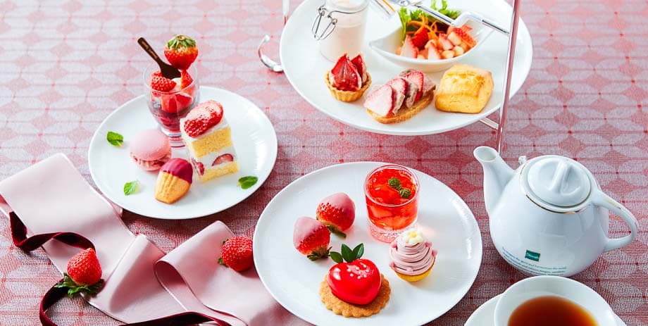 苺のアフタヌーンティーセット / Strawberry Afternoon Tea Set