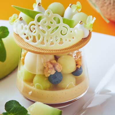 プレミアムメロンツインパフェ / The Parfait of Melon