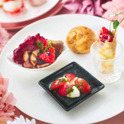 苺アフタヌーンティーセット / The Strawberry Afternoon Tea Set 下段セイヴォリー