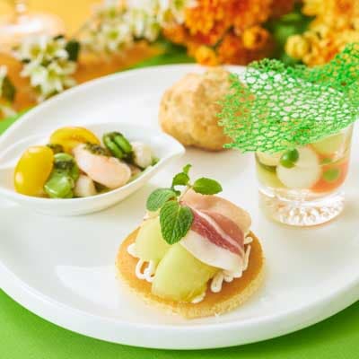 メロンアフタヌーンティーセット / The Melon Afternoon Tea Set 下段セイヴォリー