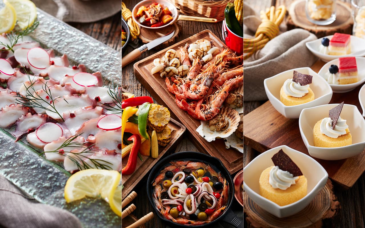 サマーバーベキューブッフェ 〜 夏の味覚サーフ&ターフ 〜 ランチ / The Barbeque Buffet in The Summer Lunch
