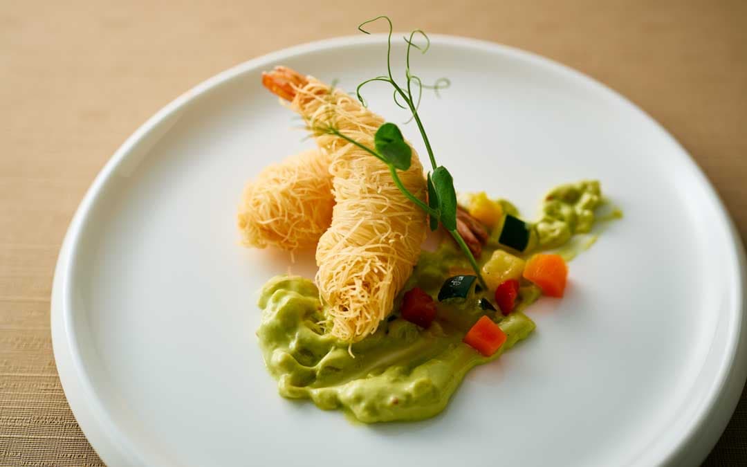 海老のカダイフ巻き