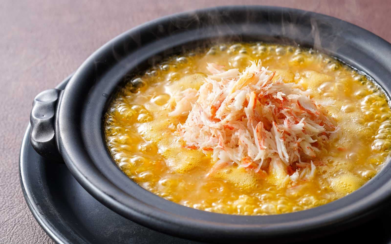 蟹みそとろみスープそば