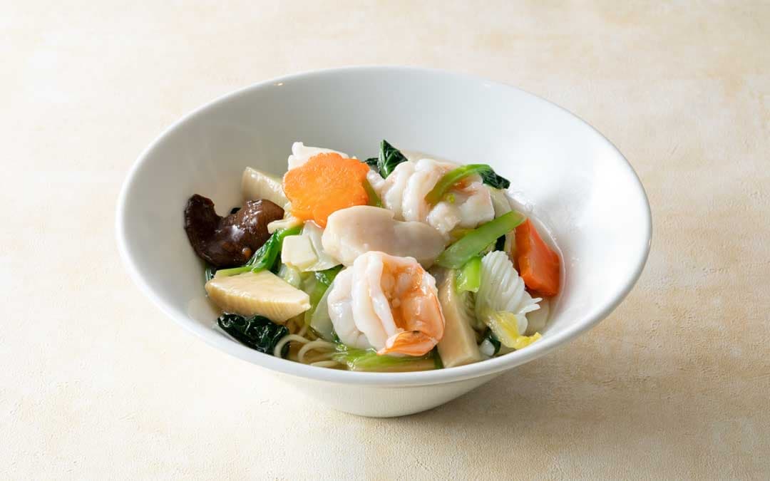 海の幸入り汁そば