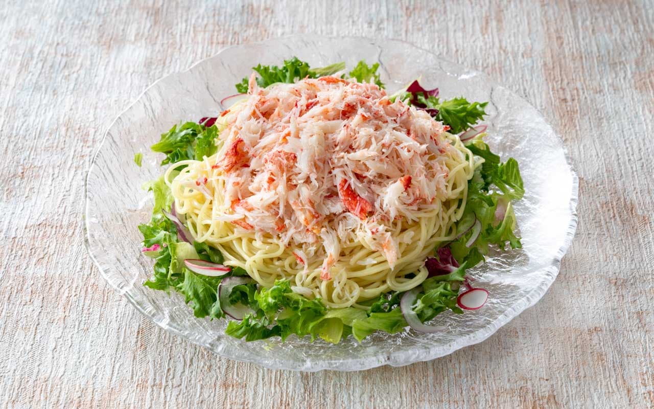 ズワイガニ冷麺