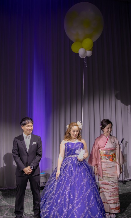 大阪結婚式　心斎橋結婚式　バルーン演出