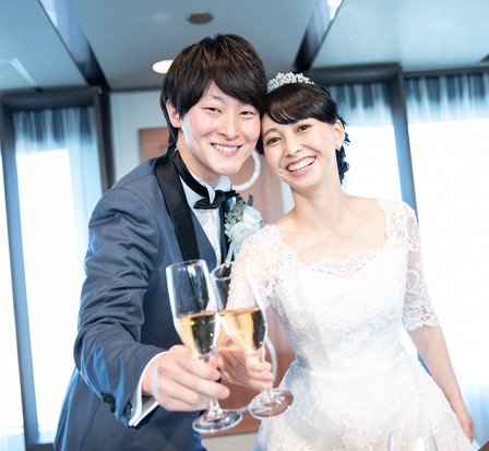 乾杯、結婚式