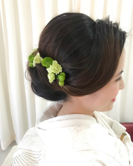 花嫁ヘア、花嫁ヘアスタイル