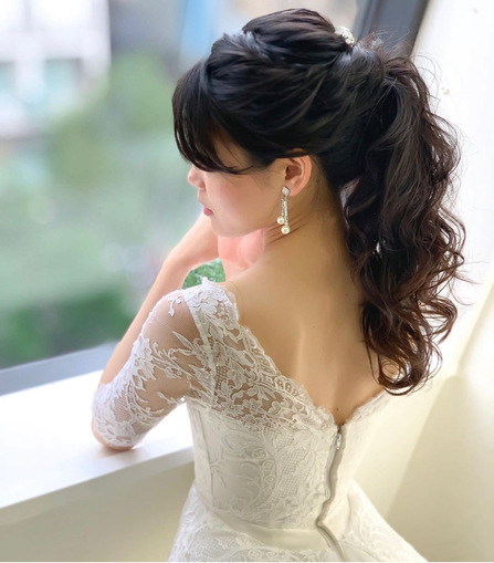 花嫁ヘア、花嫁ヘアスタイル