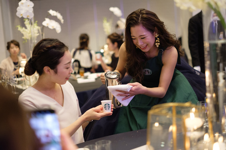 コーヒーサーブ ホテルウエディング 大阪 心斎橋 結婚式 水合わせの儀 コーヒー