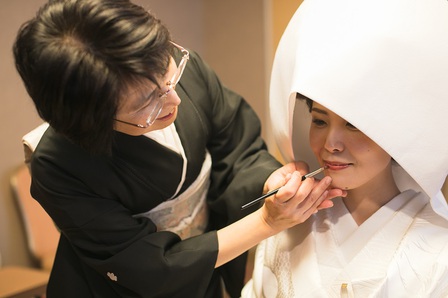 紅差しの儀　紅引きの儀　大阪　結婚式　ウェディング　和婚　演出