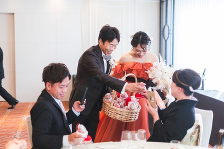 大阪結婚式　クリスマス婚　冬婚　イルミネーション