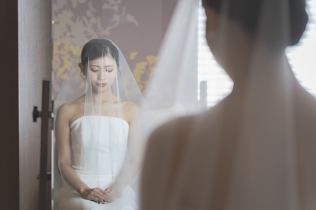 結婚式　ベールダウン