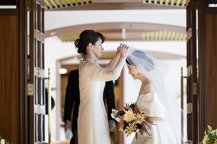 結婚式　ベールダウン