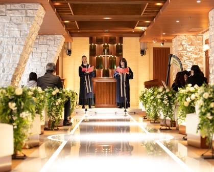 チャペルで聴くクリスマスソング プランナーブログ 大阪のホテルウエディング 結婚式 ホテル日航大阪 Hotel Nikko Osaka 公式サイト